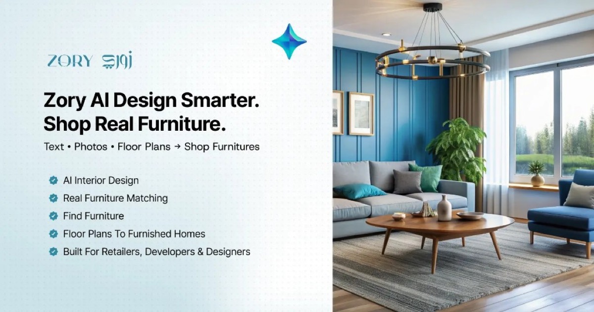 Zory AI | AI Interior Design & Furniture Discovery Platform screenshot